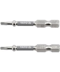 Насадка YATO TORX T10, 50 мм, 6-гранна, 2 шт., нікель, фото  | SNABZHENIE.com.ua