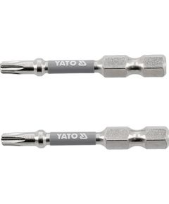 Насадка викруткова YATO TORX T20, 50 мм, 2 шт, никелированная, фото  | SNABZHENIE.com.ua