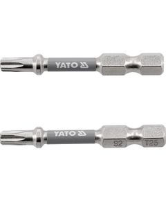 Насадка YATO TORX T25, 50 мм, 6-гран, никель, 2 шт., фото  | SNABZHENIE.com.ua