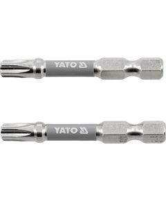 Насадка YATO TORX T30 х 50 мм, 1/4, 6-гран, никель, 2 шт., фото  | SNABZHENIE.com.ua
