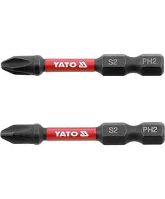Насадка ударна YATO PH2 50 мм, 6-гранний шпиндель, 2 шт., фото  | SNABZHENIE.com.ua