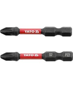 Насадка ударна YATO PZ2 x 50 мм, 6-гранний шпиндель, 2 шт., фото  | SNABZHENIE.com.ua