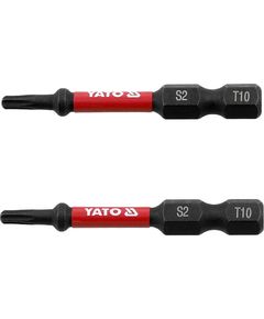 Насадка ударна YATO TORX T10, 50 мм, 1/4, 2 шт., фото  | SNABZHENIE.com.ua