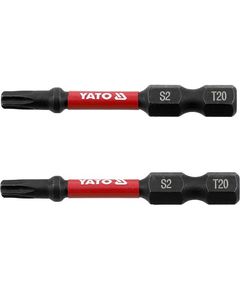 Насадка YATO TORX T20, 50 мм, 6-грань 1/4, 2 шт., фото  | SNABZHENIE.com.ua