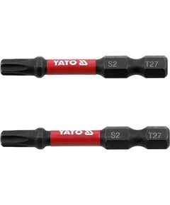 Насадка ударная YATO TORX T27 х 50 мм, 6-грань 1/4, 2 шт., фото  | SNABZHENIE.com.ua