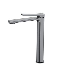 Смеситель для раковины Qtap Slavonice высокий Gunmetal Black PVD, фото  | SNABZHENIE.com.ua