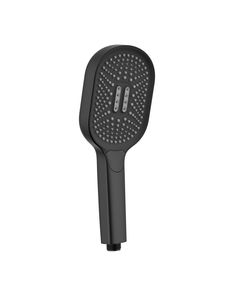 Лейка для душа Qtap Rucni 140x110 мм черная матовая, фото  | SNABZHENIE.com.ua