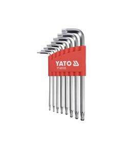 Ключі ТОRХ Г-подібні YATO T9-Т40 з кульовим наконечником, 8 шт., фото  | SNABZHENIE.com.ua