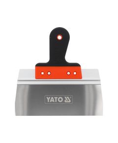 Шпатель фасадний YATO 250x90 мм, нержавіюча сталь, двокомпонентна ручка, фото  | SNABZHENIE.com.ua