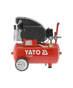Компресор YATO 230 В, 1,5 кВт, тиск &le; 8 Бар, 200 л/хв, ресивер 24 л, фото  | SNABZHENIE.com.ua