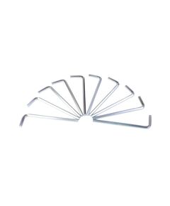 Ключ шестигранный MASTERTOOL CrV 5,0 мм, набор 10 шт, фото  | SNABZHENIE.com.ua