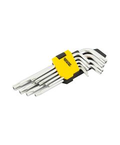 Набор ключей TORX MASTERTOOL CrV Т10/Т50, 9 шт, 55/133 мм, фото  | SNABZHENIE.com.ua