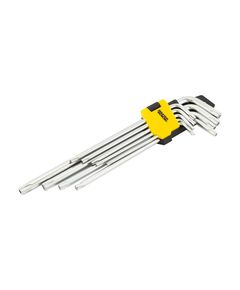 Набор ключей TORX MASTERTOOL CrV Т10/Т50, 9 шт, 90/227 мм, фото  | SNABZHENIE.com.ua