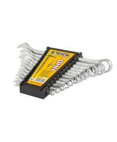 Ключі рожково-накидні MASTERTOOL SATIN FINISH, 12 шт, 6-22 мм, 31CRV3, фото  | SNABZHENIE.com.ua