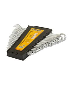 Набір ключів рожково-накидних MASTERTOOL SATIN FINISH 15 шт (6-22 мм), фото  | SNABZHENIE.com.ua