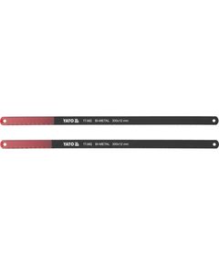 Полотно по металлу YATO 300x12x0,6 мм, биметалл-кобальт, 2 шт., фото  | SNABZHENIE.com.ua