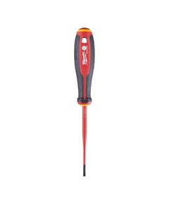Отвертка VDE діелектрична Milwaukee SL 0.6 x 3.5 x 100 мм, фото  | SNABZHENIE.com.ua