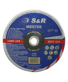 Круг отрезной по металлу S&R Meister A 30 S BF 230x1,8x22,2 мм, фото  | SNABZHENIE.com.ua