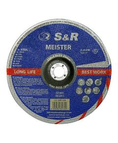 Круг зачистной по металлу S&R Meister A 24 R BF 230x6,0x22,2, фото  | SNABZHENIE.com.ua