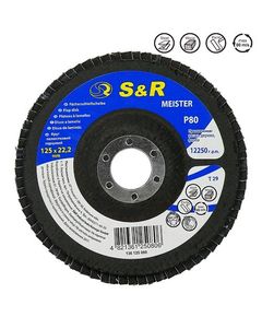 Круг лепестковый S&R Meister 125x22.2, Z80, фото  | SNABZHENIE.com.ua
