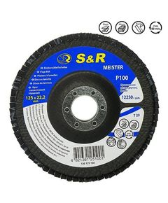 Круг зачистной лепестковый S&R Meister 125x22.2, Z100, фото  | SNABZHENIE.com.ua