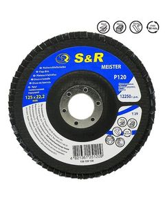 Круг зачистной лепестковый S&R Meister 125x22.2, Z120, фото  | SNABZHENIE.com.ua