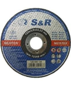 Круг відрізний по металу S&R Meister тип A 30 S-BF 125x3 мм, фото  | SNABZHENIE.com.ua