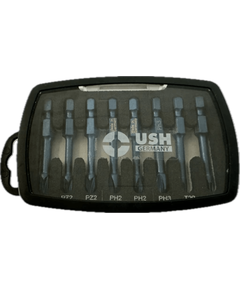 Набор бит для отверток Blueshock USH, 8 элементов, PH2, PZ2, T20-25, фото  | SNABZHENIE.com.ua