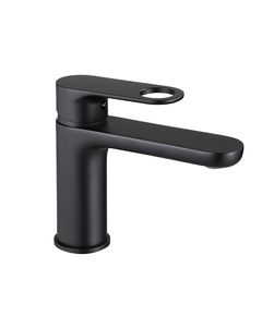 Змішувач для раковини Qtap Jay QTJAY270BLM45545, чорний матовий, фото  | SNABZHENIE.com.ua