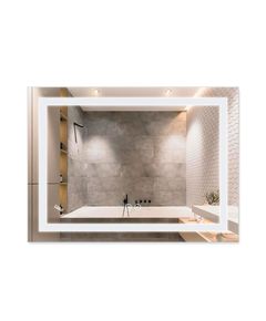 Зеркало Lidz Kubis 600x800 с LED, антизапотеванием и диммером, фото  | SNABZHENIE.com.ua