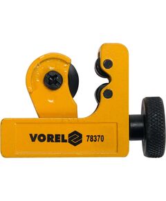 Труборез для металлических и полимерных труб VOREL Ø= 3-22 мм, с 2 роликовыми резцами 16х6х5 мм, фото  | SNABZHENIE.com.ua