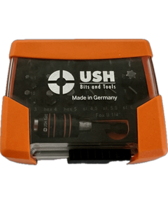 Насадки для викруток Industry USH, 19 шт. с магнитным держателем, PH, PZ, SL, Torx, HEX, фото  | SNABZHENIE.com.ua