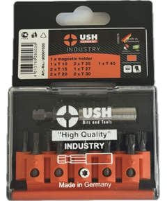 Насадки для викруток Industry USH 1/4 с магнитным держателем, 12 шт., фото  | SNABZHENIE.com.ua