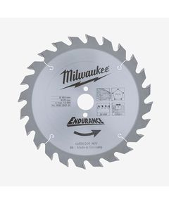Диск пиляльный MILWAUKEE Ø165 мм, 20 мм, 24 зуба, фото  | SNABZHENIE.com.ua
