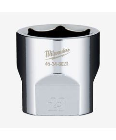 Головка метрическая хромированная 3/8 MILWAUKEE, 23 мм, фото  | SNABZHENIE.com.ua