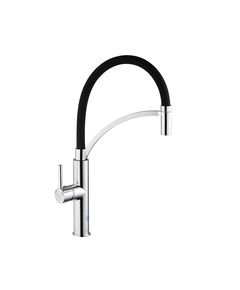 Смеситель для кухни Kroner KRP Ersel C03900BLK черный, фото  | SNABZHENIE.com.ua