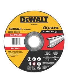 Круг шлифовальный DeWALT EXTREME DT43919 125мм для обработки металла, фото  | SNABZHENIE.com.ua