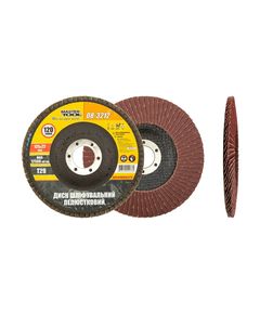 Шлифовальный диск лепестковый MASTERTOOL Т29 125х22 мм, зерно 120, фото  | SNABZHENIE.com.ua