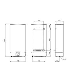Водонагреватель Ariston VLS EVO 80 EU с мокрым ТЭНом, 80 л, фото  | SNABZHENIE.com.ua
