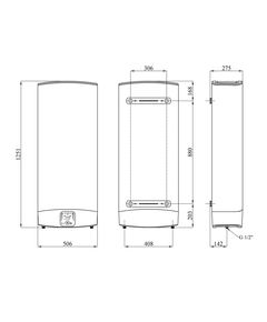 Водонагреватель Ariston VLS EVO 100 EU, фото  | SNABZHENIE.com.ua