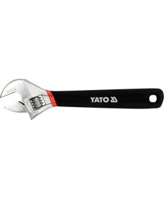 Ключ разводной YATO: L= 300 мм, резиновая ручка, фото  | SNABZHENIE.com.ua