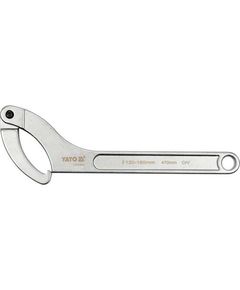 Ключ гаковий з носиком на шарнірі YATO, M=120-180 мм, L=470 мм, фото  | SNABZHENIE.com.ua