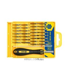 Викрутка для точних робіт VOREL з насадками Набір 32 шт., фото  | SNABZHENIE.com.ua