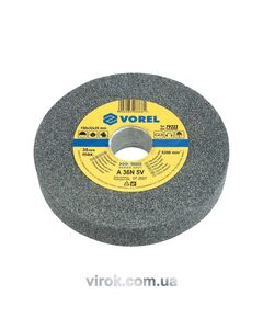 Круг для точила VOREL: 125/12,7 мм, h= 16 мм (дрібнозернистий), фото  | SNABZHENIE.com.ua