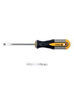 Плоская отвертка VOREL: SL5 x 100 мм. Cr-V, фото  | SNABZHENIE.com.ua