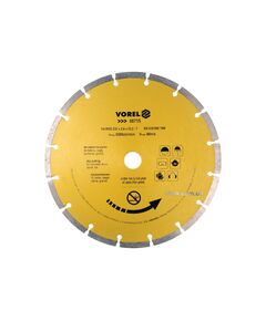 Алмазный сегментный отрезной диск VOREL : СЕГМЕНТ &Oslash;= 230 мм [10/40], фото  | SNABZHENIE.com.ua