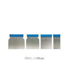 Шпатель малярный VOREL нержавеющий, тип японский набор 4шт. 50-120мм, фото  | SNABZHENIE.com.ua