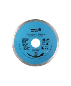 Диск відрізний алмазний суцільний VOREL : Ø= 115 мм [20/200], фото  | SNABZHENIE.com.ua