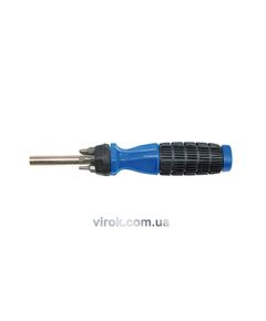 Викрутка VOREL з гумовою ручкою + насадки 6 шт., фото  | SNABZHENIE.com.ua