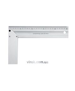 Кутник столярный VOREL : L= 300 мм. алюминиевый, фото  | SNABZHENIE.com.ua